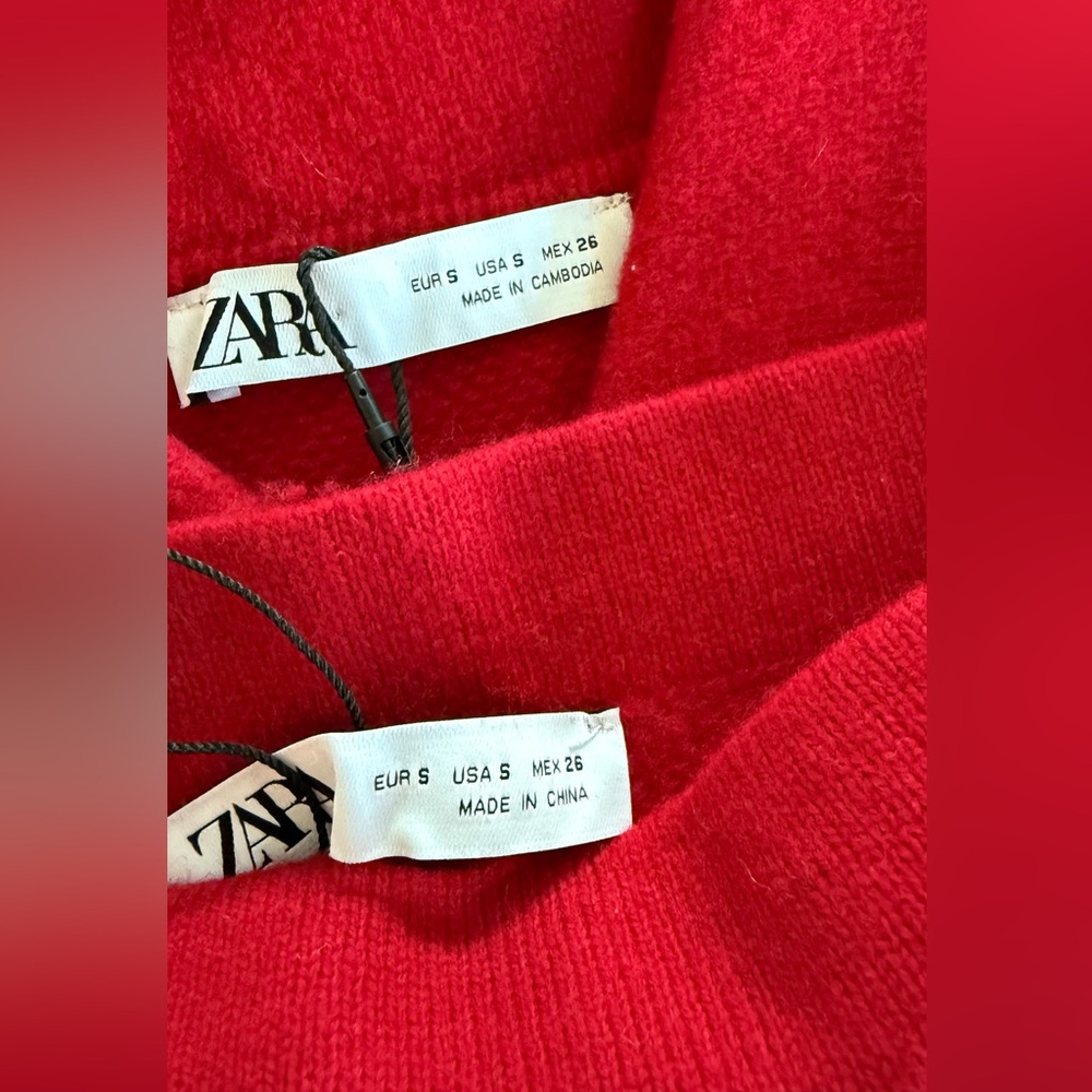 Zara Scarlet Blazer and Skirt Ensemble - Picture 11 of 12